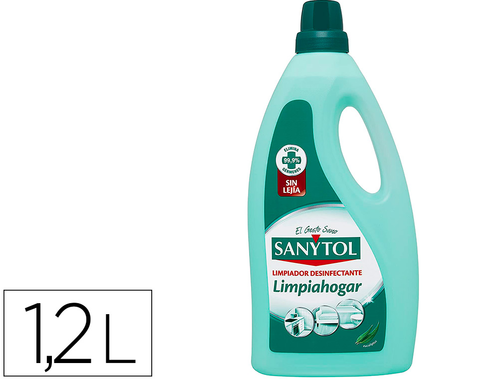 LIMPIADOR DESINFECTANTE SANYTOL LIMPIAHOGAR MULTISUPERFICIES BOTE DE 1200 ML