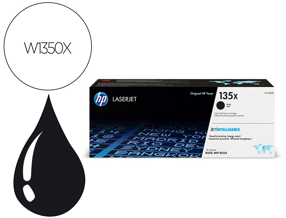 TONER HP 135X LASERJET M209 / MFP M234 NEGRO 2400 PAGINAS